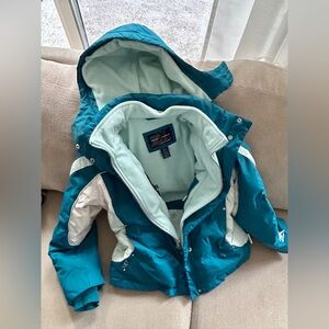 Zeroxposur Kids Size 14 Teal Snow Jacket